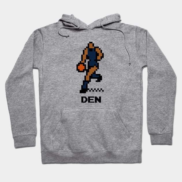 8-Bit Basketball - Denver Hoodie by The Pixel League